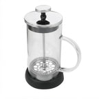 12 oz French Press Coffee Maker - Glass and Stainless Steel Brewer for
