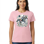Vintage Equestrian Life Graphic Womens T-Shirt