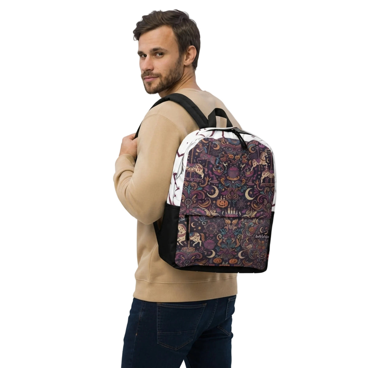 Abstract Aviation Line Art Backpack
