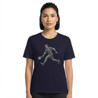 Tennis Player Action Sketch Relaxed T-Shirt