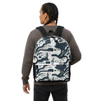 Digital Music Circuit Pattern Backpack