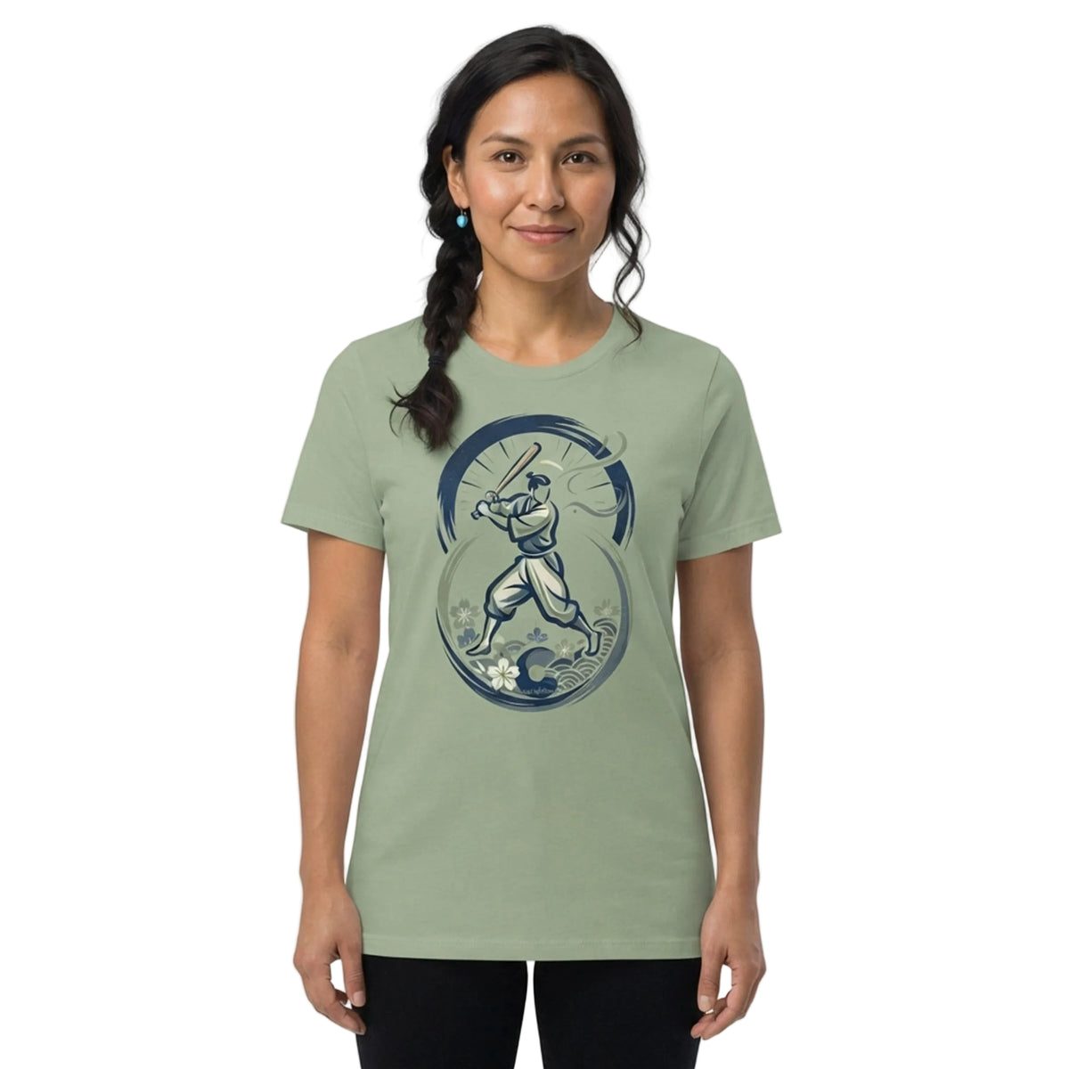 Samurai Baseball Swing Women's T-Shirt