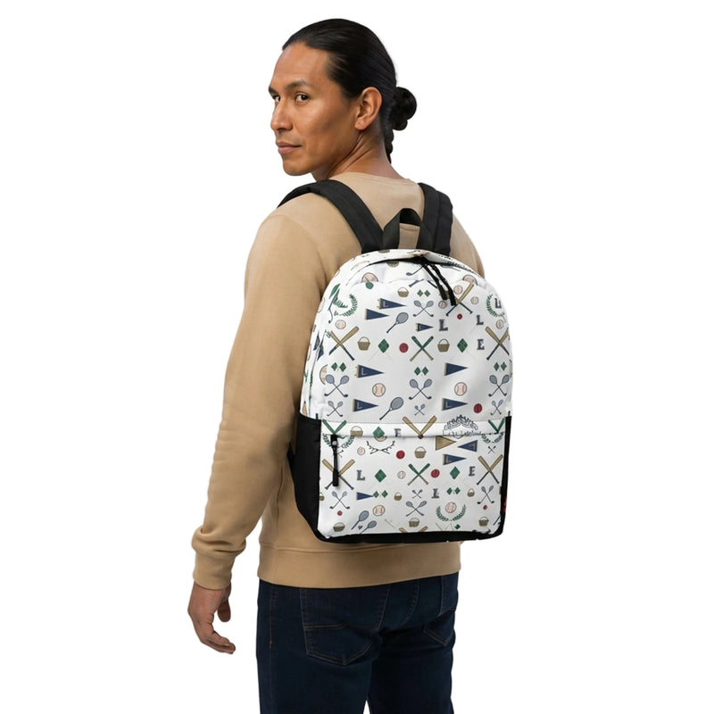Vintage Racquet and Bat Sports Backpack - L