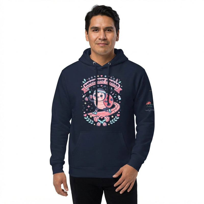Cute Workout Squad Ladybug Fitness Pullover Hoodie