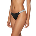 Womens Black Low Rise Lace Briefs