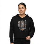 Robotic Tennis Motion Women's Cropped Hoodie - POWER
