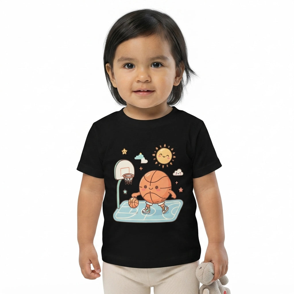 Cute Kawaii Basketball Player Baby T-Shirt
