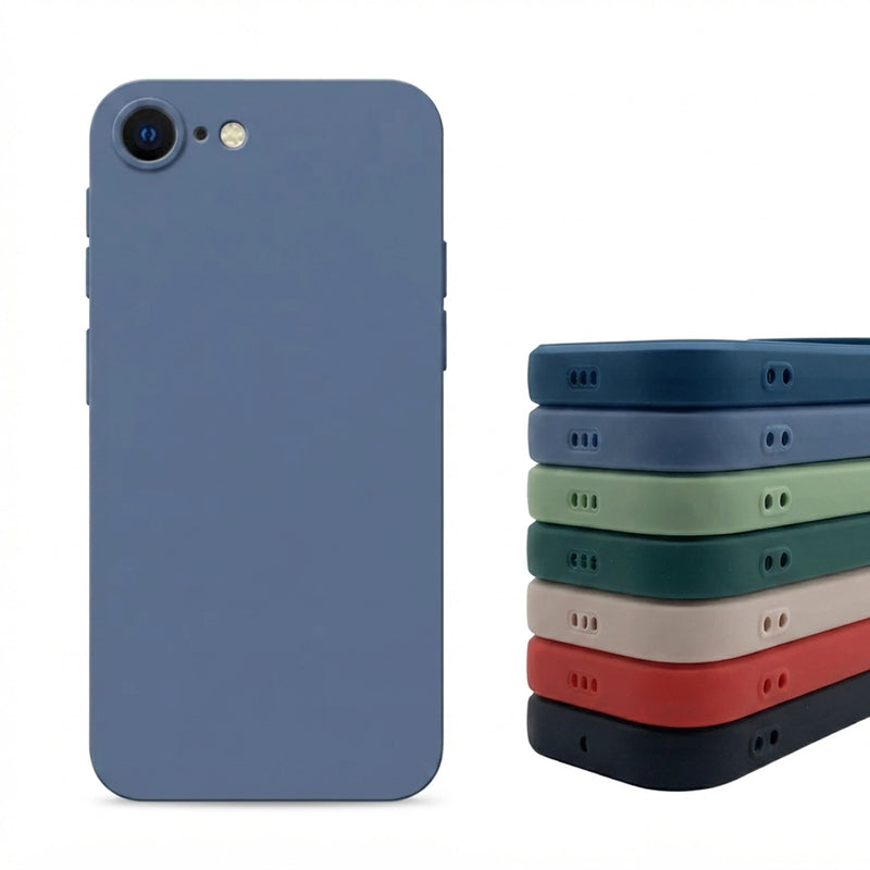 Luxury Shockproof Soft TPU Liquid Silicone Phone Back Cover Case