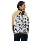 Abstract Geometric Hexagon Pattern Backpack