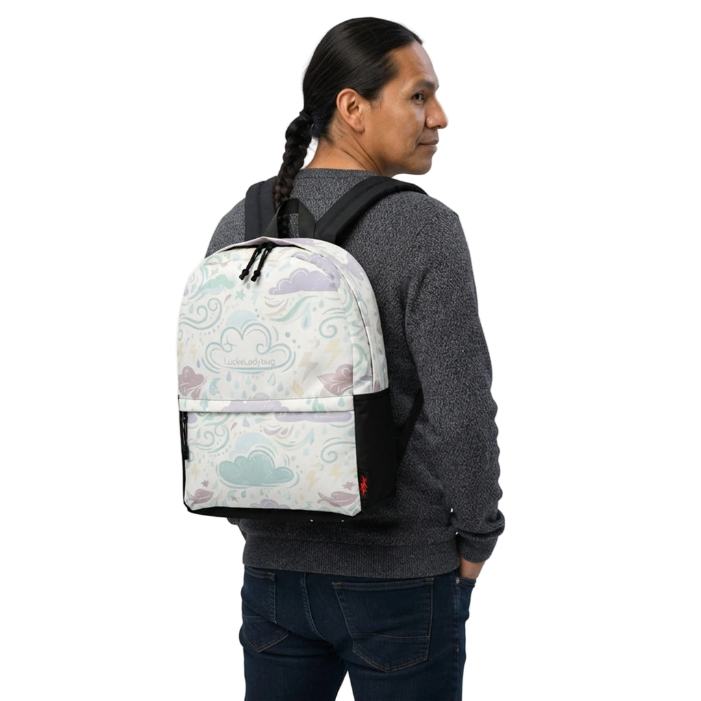 Pastel Storm Weather Pattern Backpack