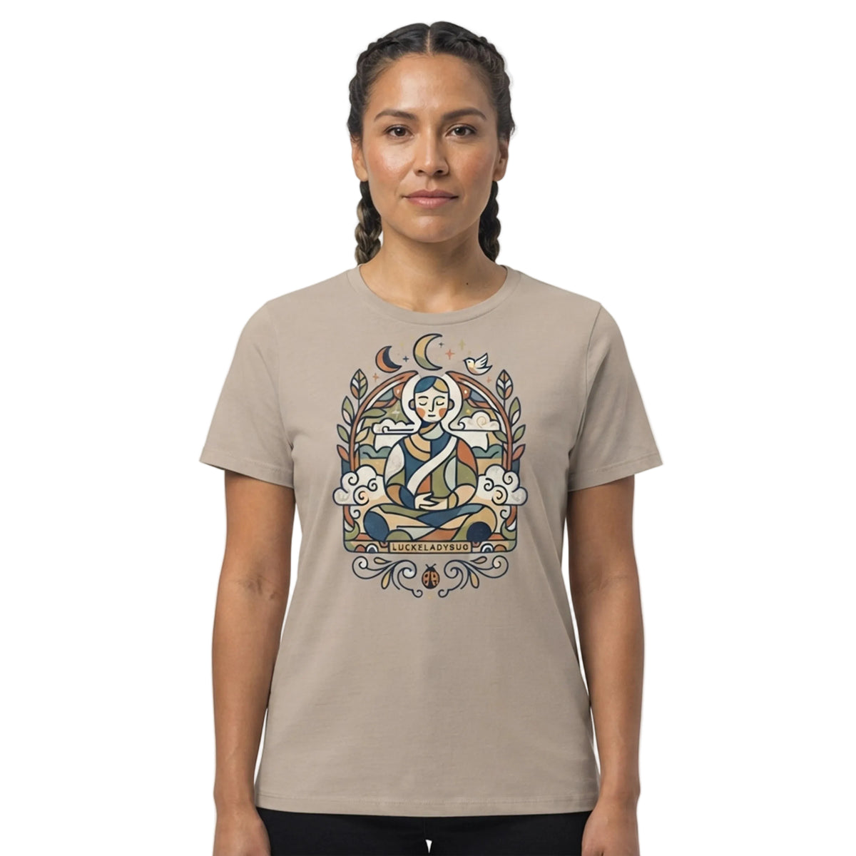 Celestial Meditation Ladybug Women's Relaxed T-Shirt