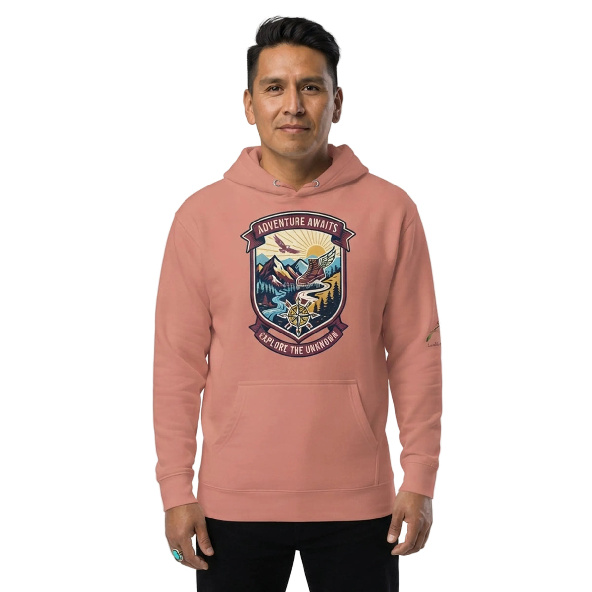 Adventure Awaits Explore The Unknown Pullover Hoodie