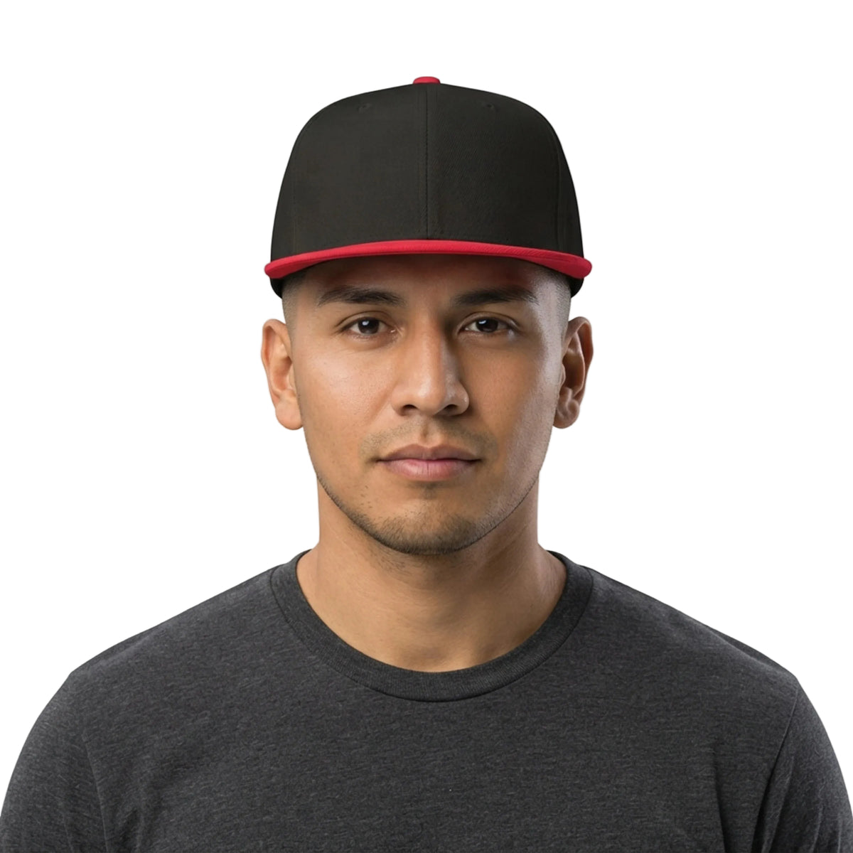 Crescent Star Flame Embroidered Snapback