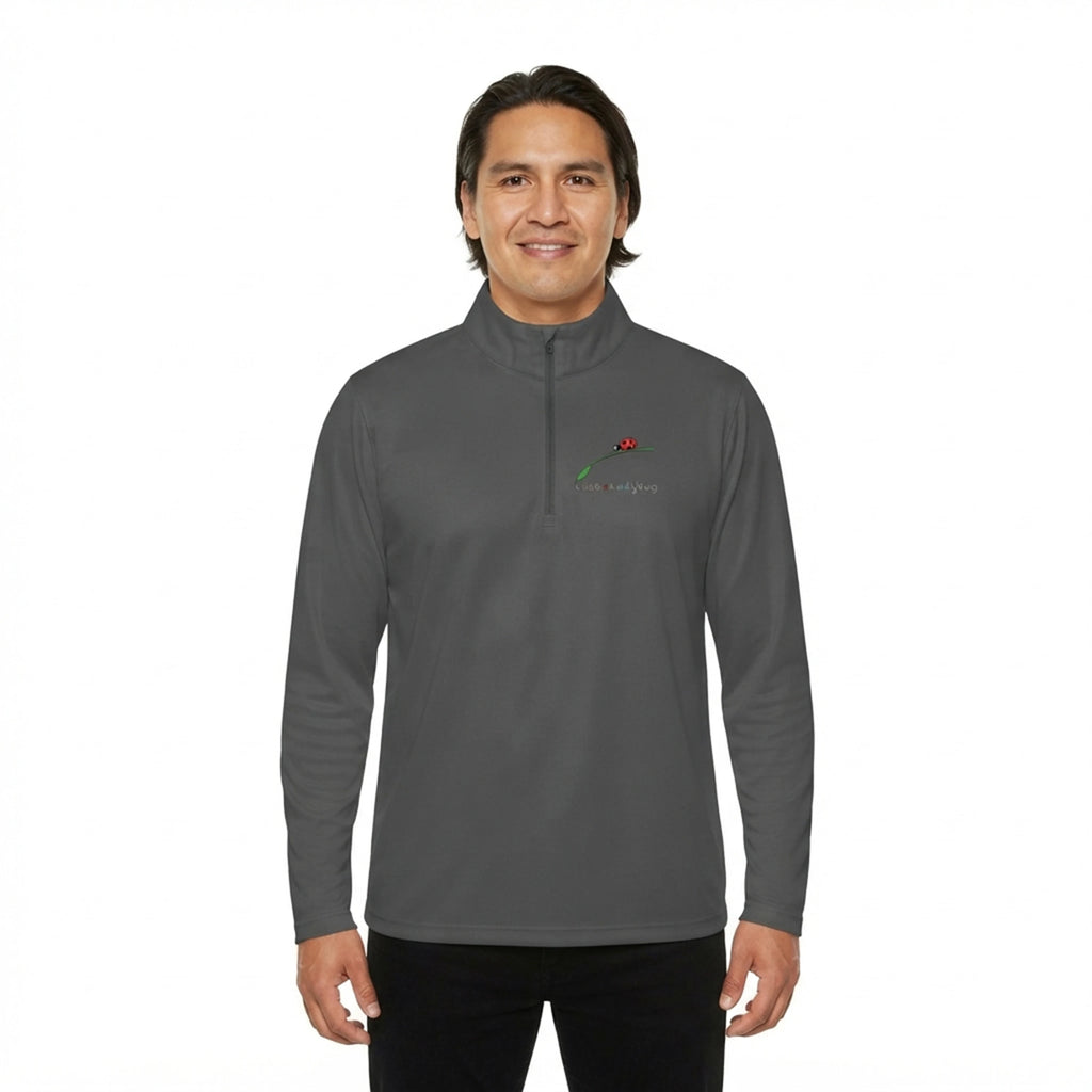 Urgent Signal Cosmic Pulse Quarter Zip Pullover - 1 2 3 4 5 6 7 8 9 10