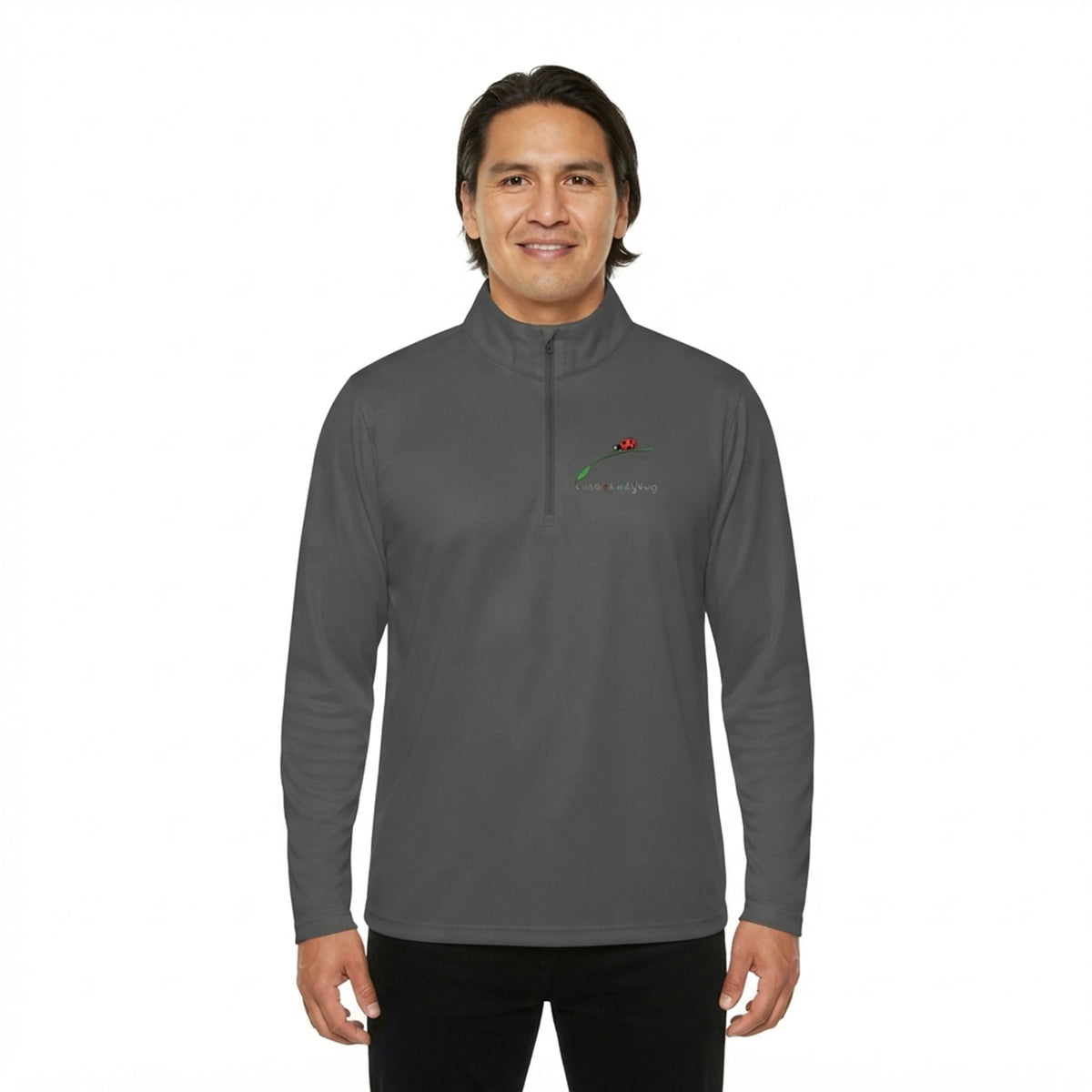 Urgent Signal Cosmic Pulse Quarter Zip Pullover - 1 2 3 4 5 6 7 8 9 10
