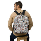 Western Folk Music Pattern Backpack