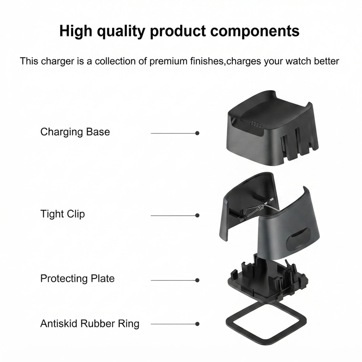 Portable USB Fast Charging Dock & Cradle for Smartwatches
