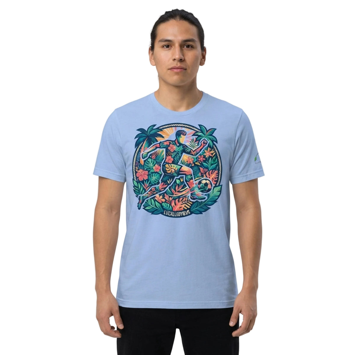 Tropical Floral Soccer Player T-Shirt