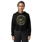 Wilderness Pursuit Explore The Unknown Cropped Hoodie