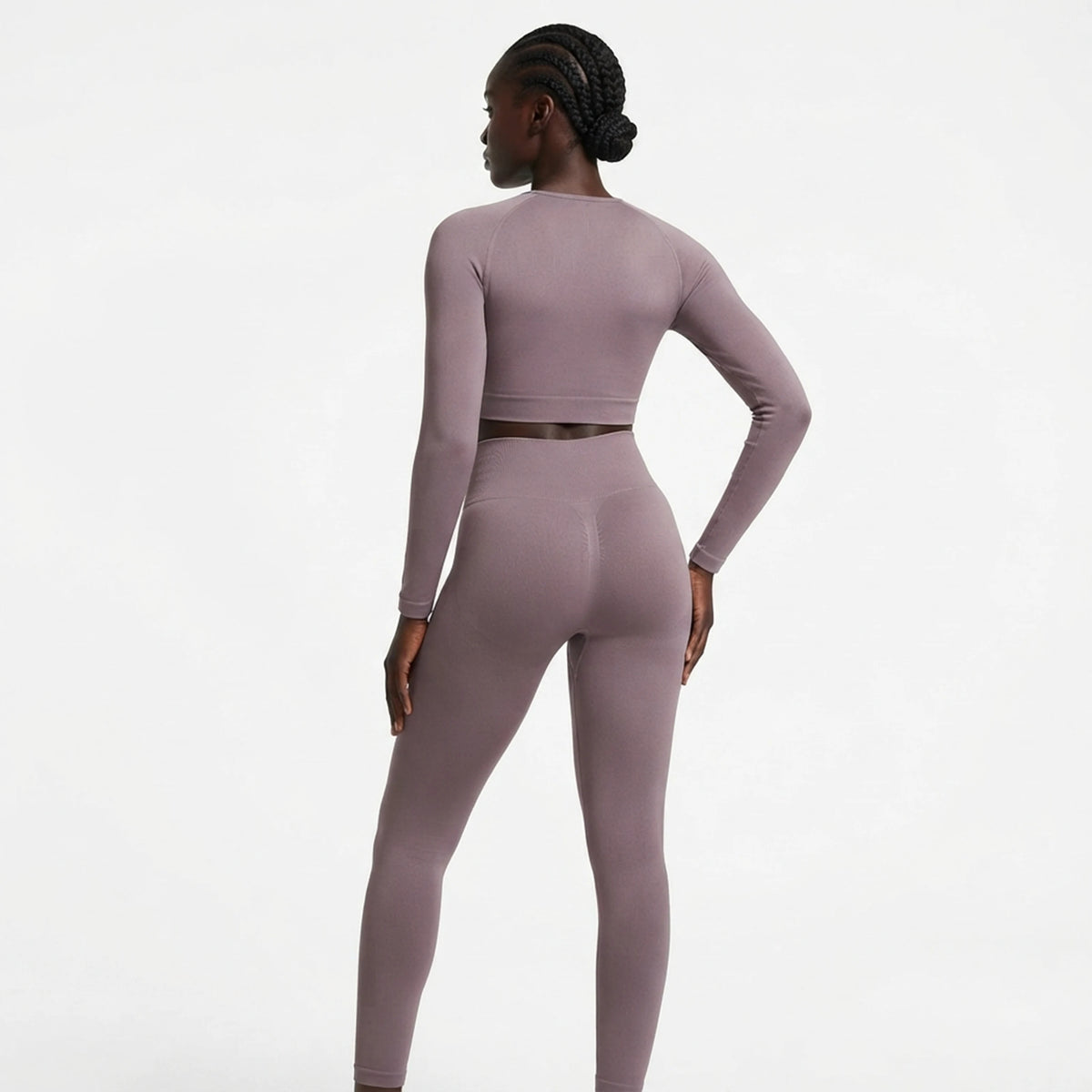 Women's High Waist Seamless Push Up Workout Leggings