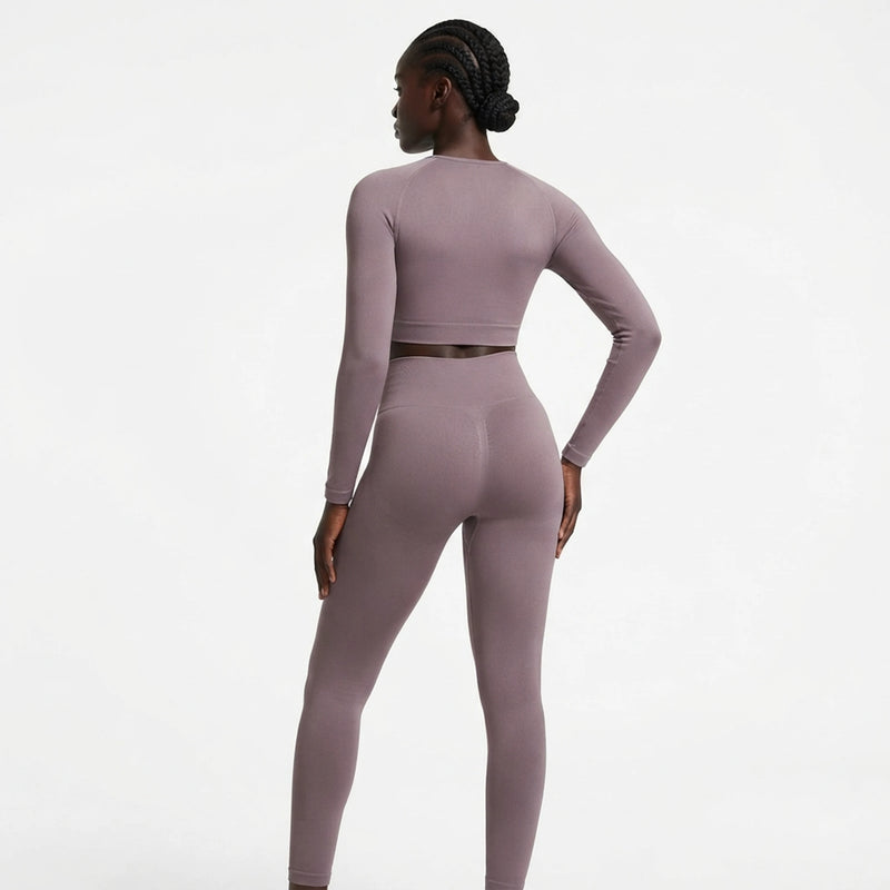 Women's High Waist Seamless Push Up Workout Leggings