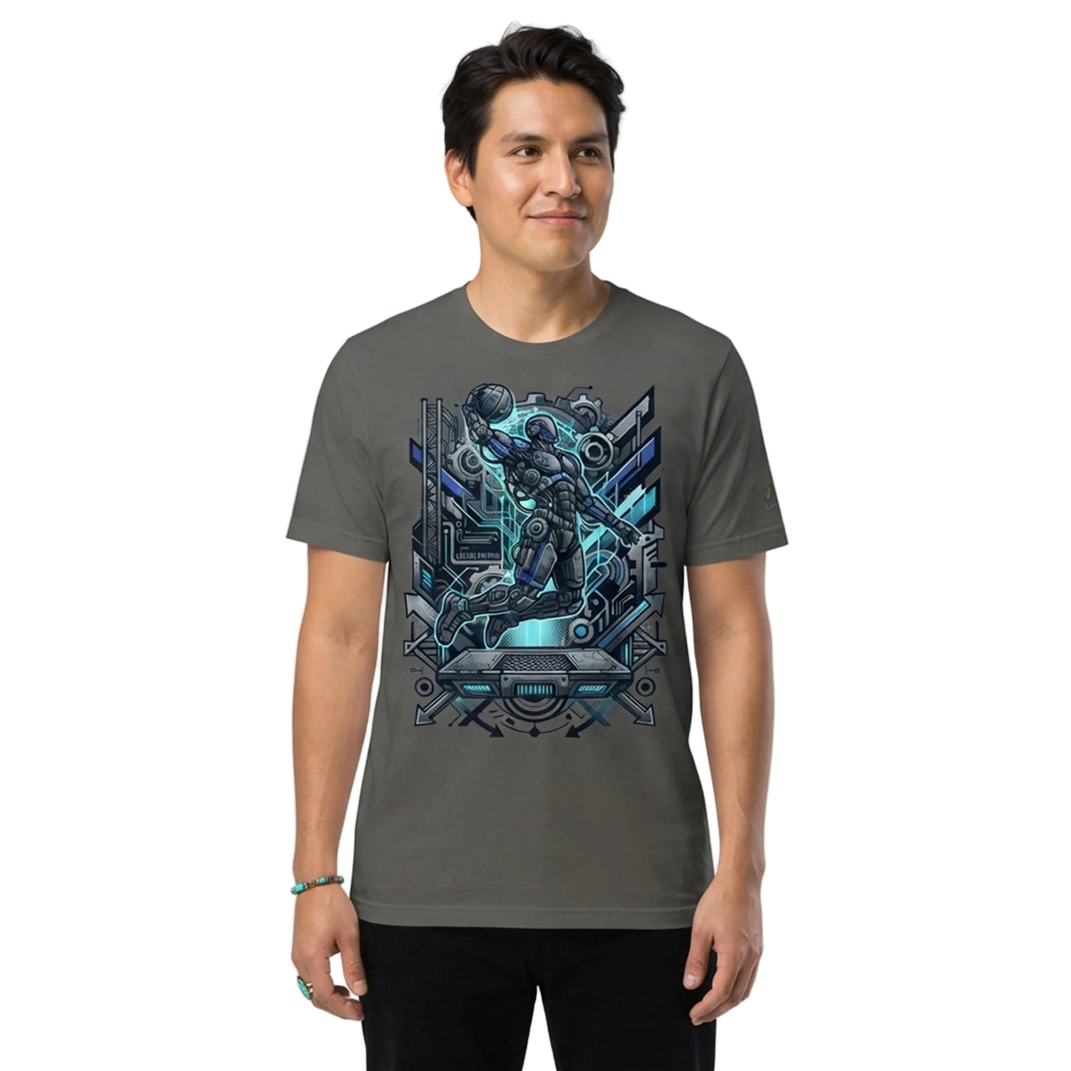 Futuristic Robot Basketball Player T-Shirt