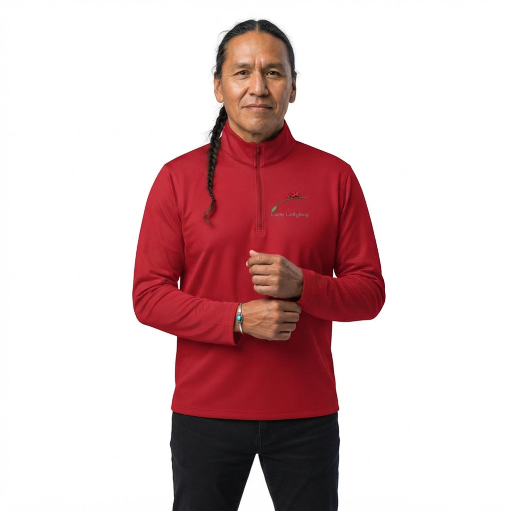 Delivery Network Graphic Quarter Zip Pullover