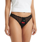 Womens Translucent Lace Low Rise Briefs