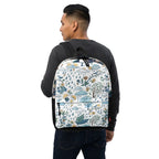 Mystical Celestial Magic Pattern All Over Print Backpack