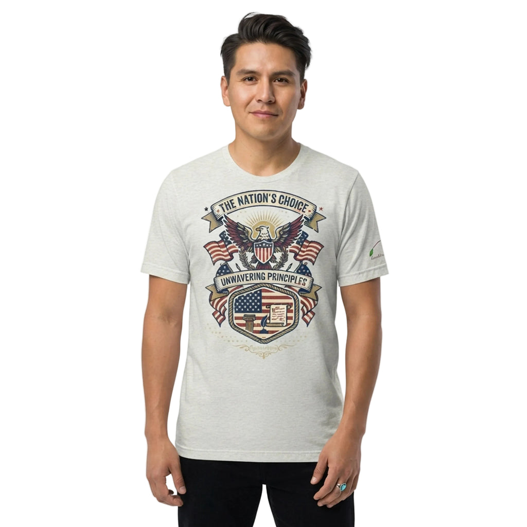 Patriotic American Eagle Graphic T-Shirt - THE NATION'S CHOICE