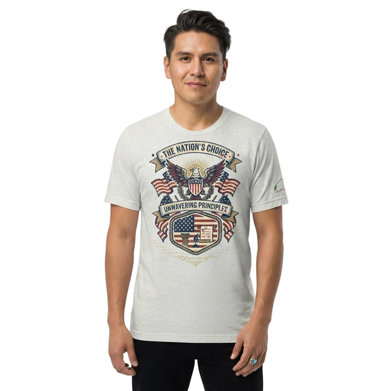 Patriotic American Eagle Graphic T-Shirt - THE NATION'S CHOICE