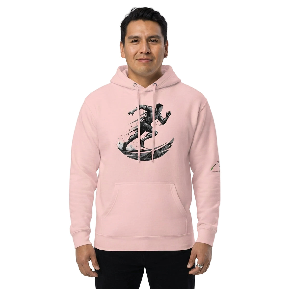 Geometric Sprint Runner Pullover Hoodie