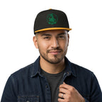 Green Dancing Ladybug Circle Snapback