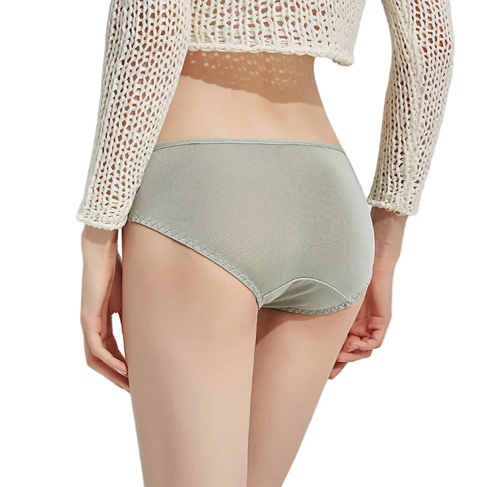 Pure Silk Bikini Panties For Hipsters