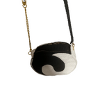 Stylish purse crochet crossbody bag with black and white design for everyday use