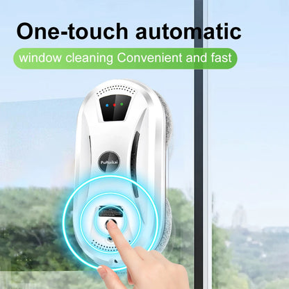 Robot window cleaner for home with one-touch automatic operation for convenient and fast cleaning