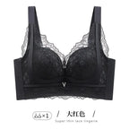 LuckeLadybug push up bra in black lace design with feminine detailing and comfortable fit
