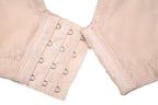 Close-up of LuckeLadybug LLC underwire push up bra with adjustable hooks and soft fabric