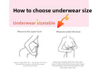 Guide for measuring bust size for a push up bra fit with clear measurement instructions
