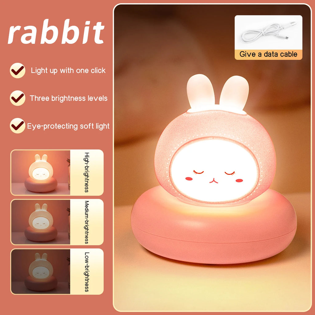 LED Light Night Light - Cute Pet Sleep Companion