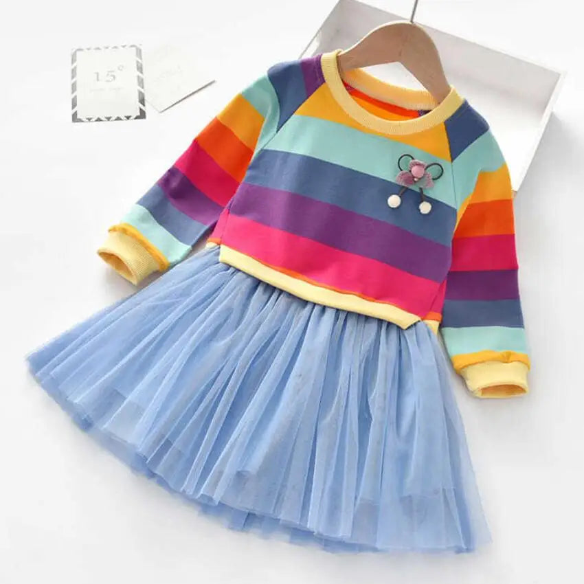 Rainbow Tutu Dress For Girls Stylish & Fun