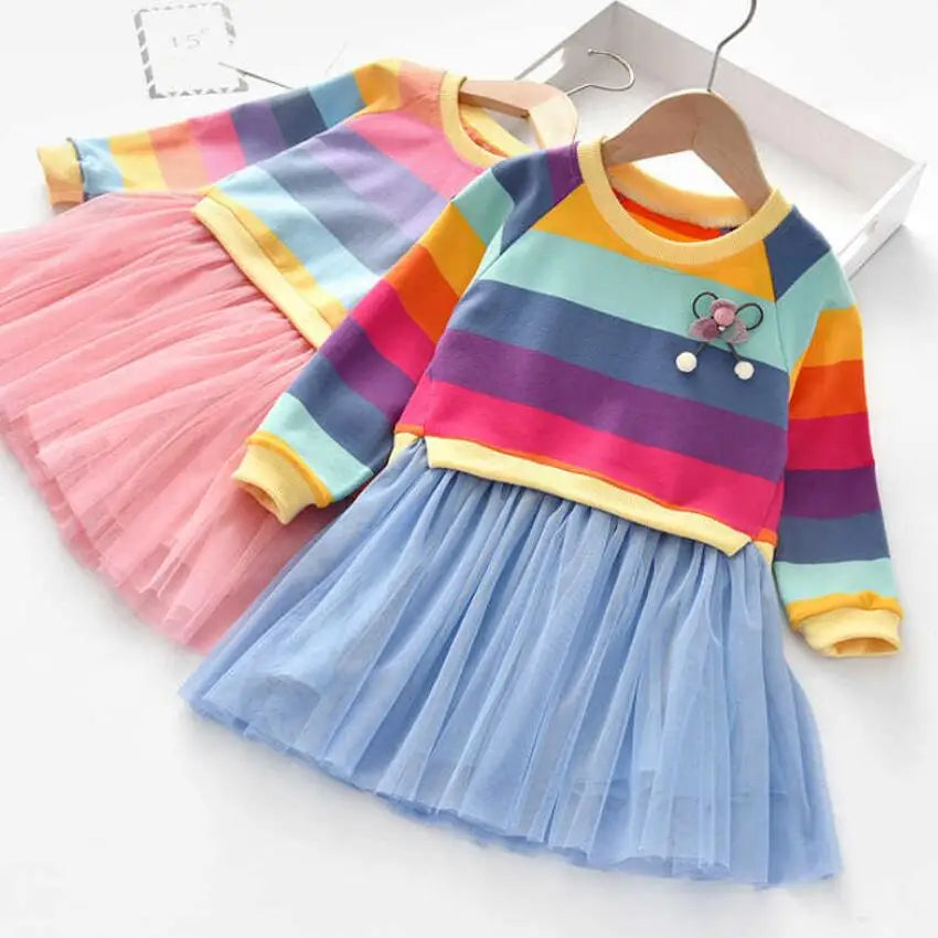 Rainbow Tutu Dress For Girls Stylish & Fun