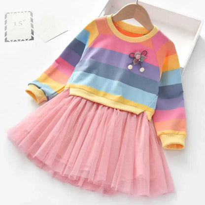 Rainbow Tutu Dress For Girls Stylish & Fun