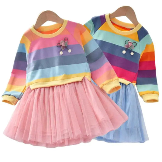 Rainbow Tutu Dress For Girls Stylish & Fun