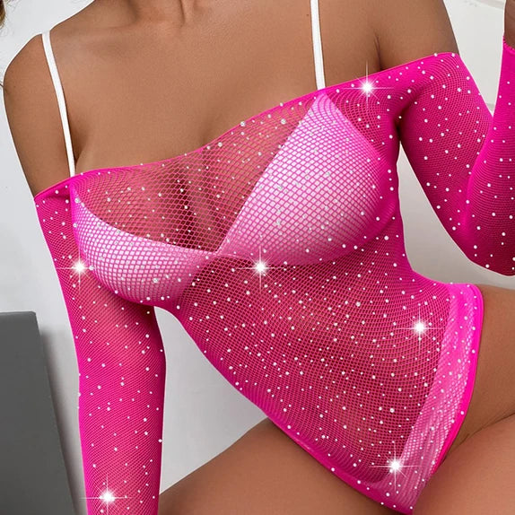 Rave Clothing for Men - Sparkly Bodysuit