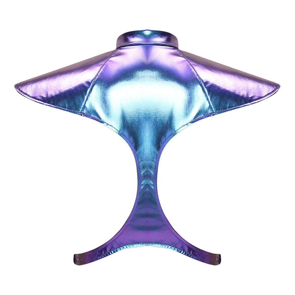 Shiny Silver Rave Tops for Bold Style