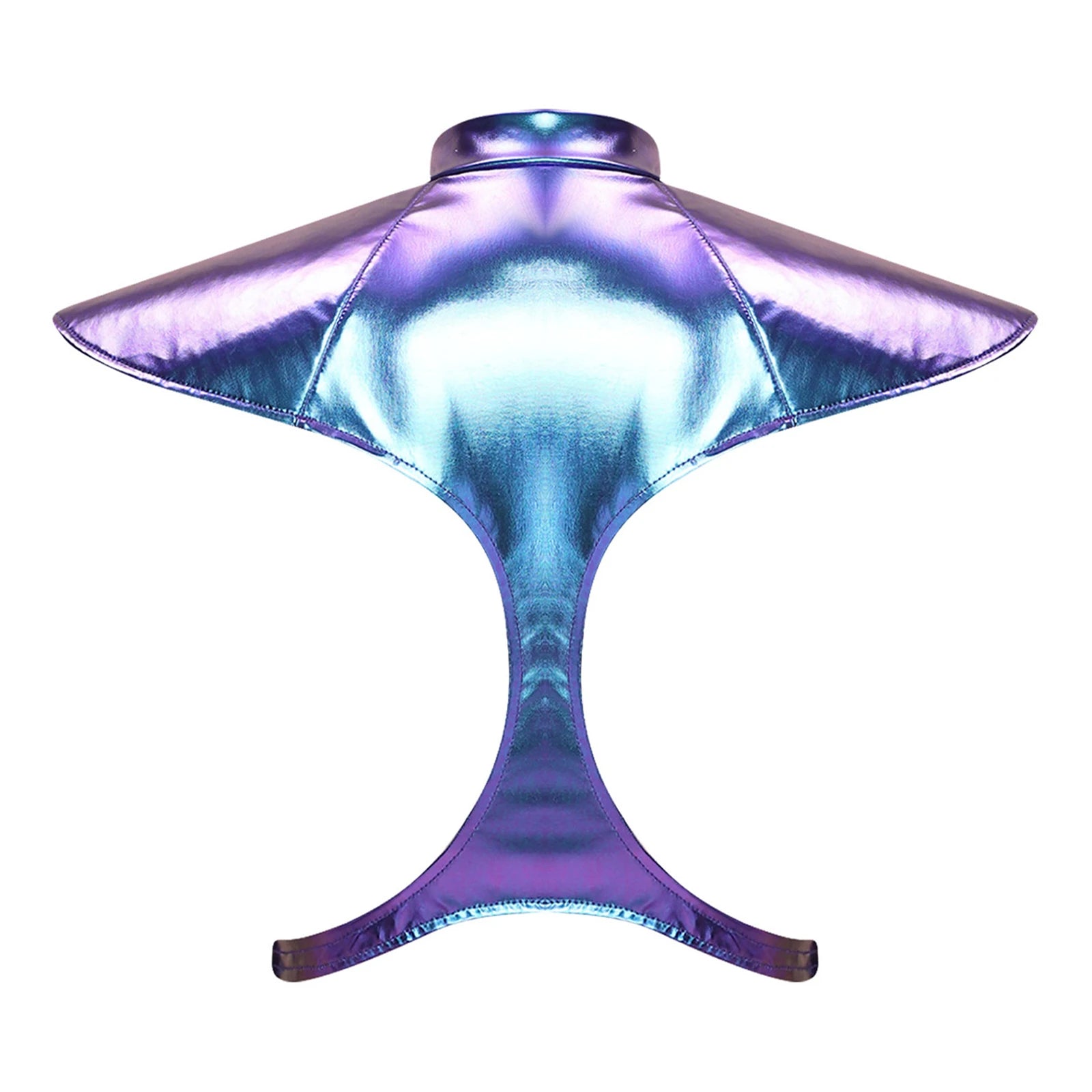 Shiny Silver Rave Tops for Bold Style