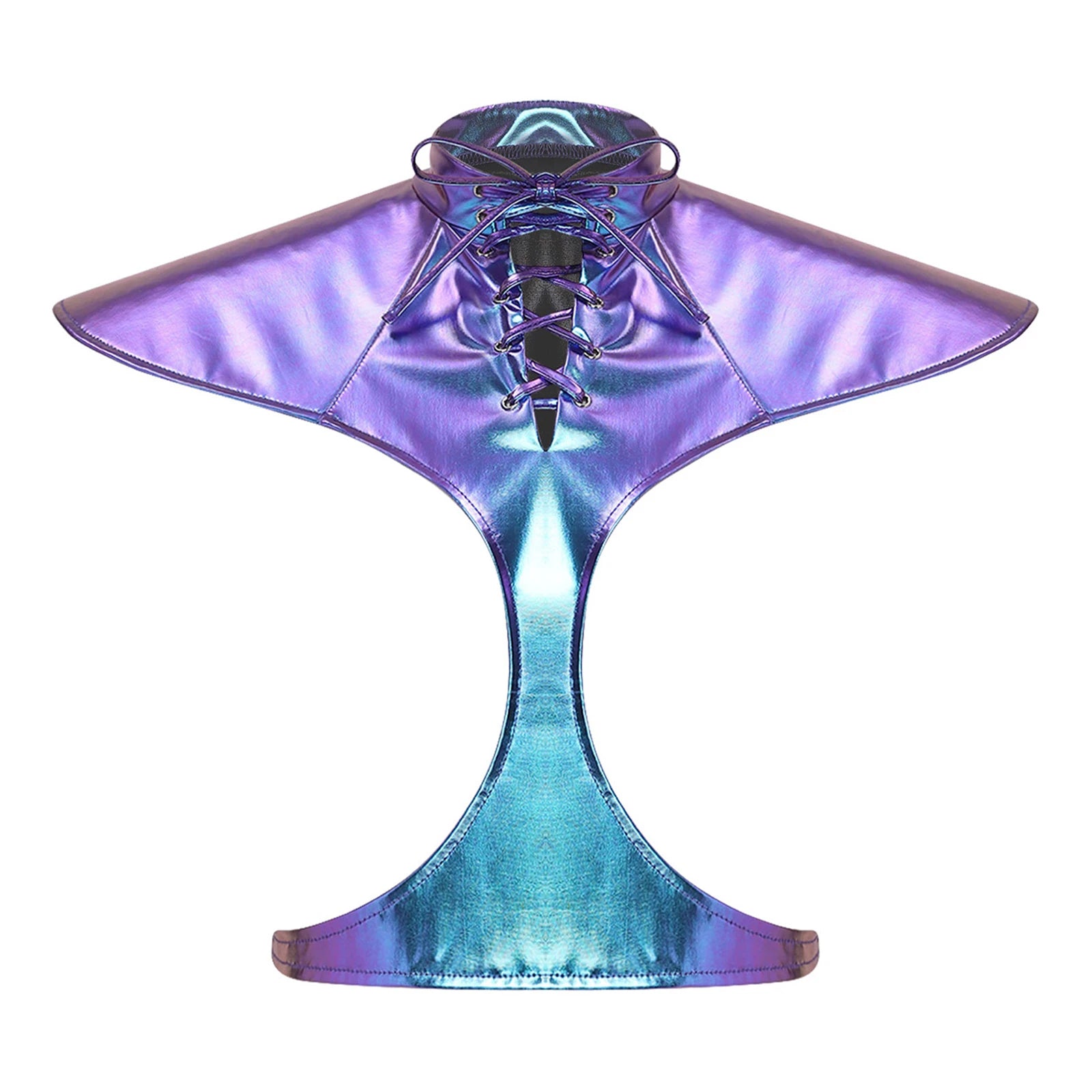 Shiny Silver Rave Tops for Bold Style