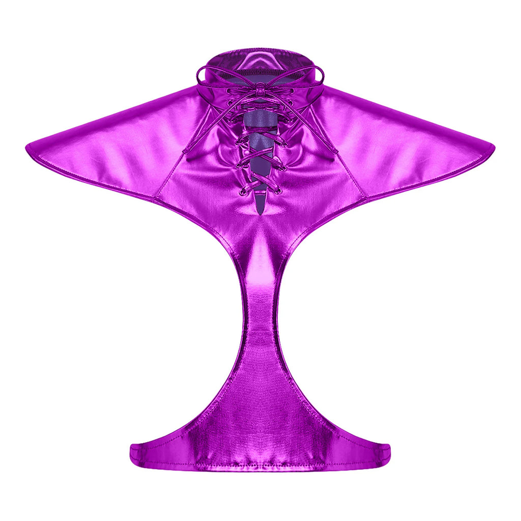 Shiny Silver Rave Tops for Bold Style