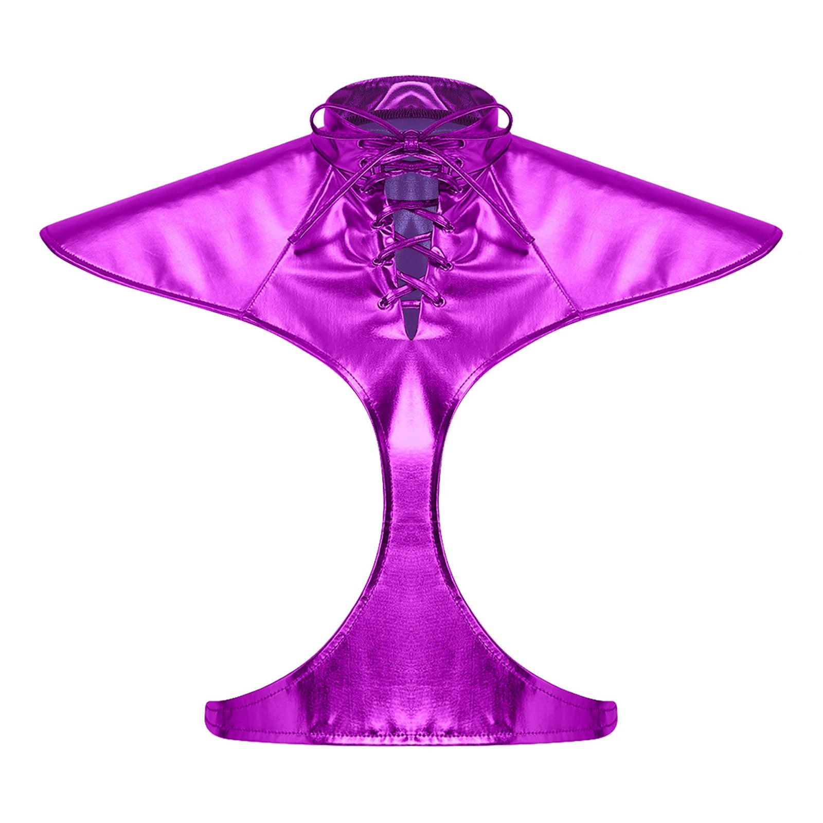 Shiny Silver Rave Tops for Bold Style